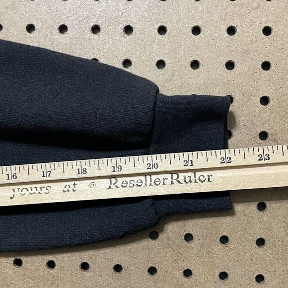 Aviator Nation Sweatshirt Women Large Black Lightning Bolt Hoodie USA Adult RARE - Picture 8 of 8